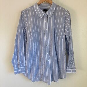 Talbots plus women’s button up shirt